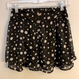 Mimi Chica polka dot mini skirt